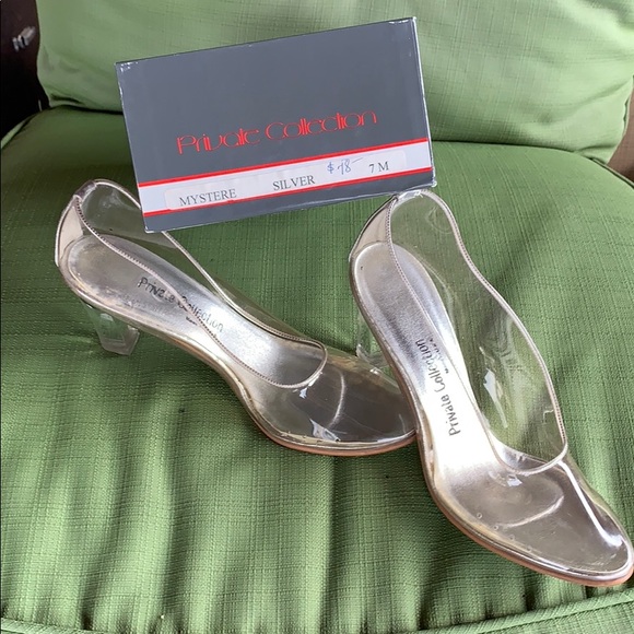 Shoes - Private Collection Silver Heels